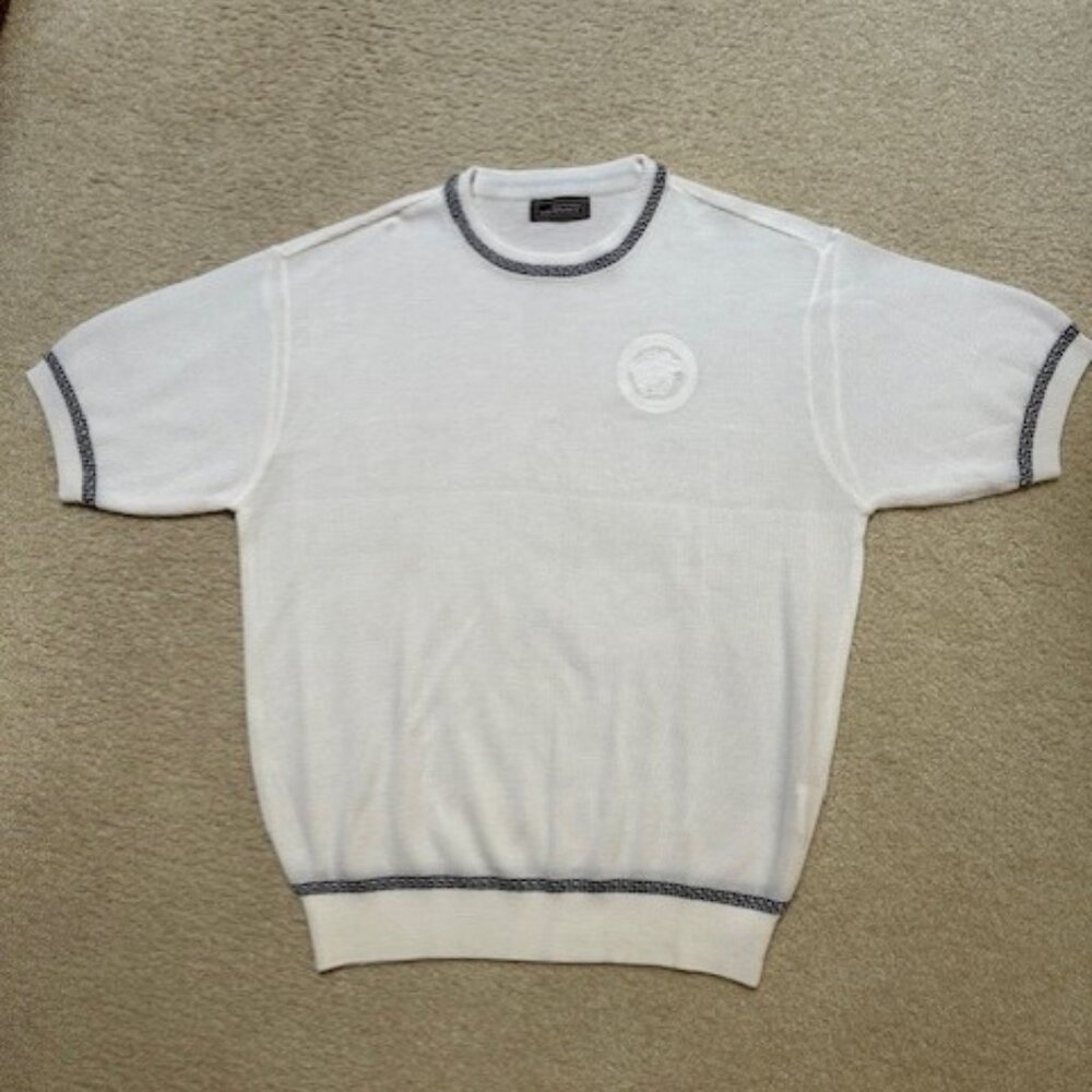 Versace Light Weight Crew Neck Logo Sweater